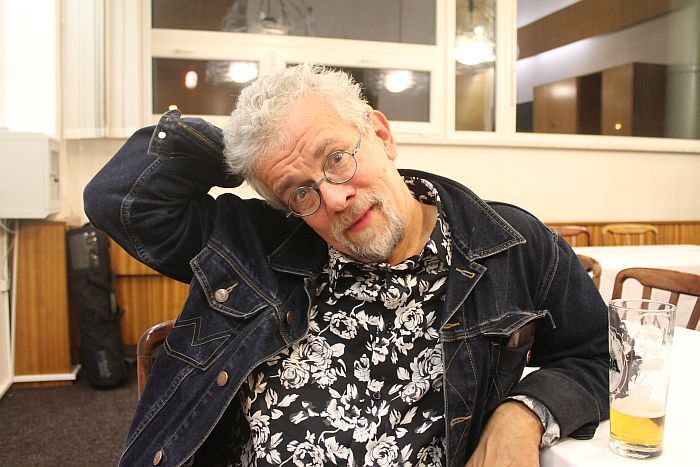 Polský bluesový hudebník Sławek Wierzcholski