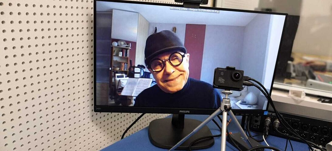 Irácký hudebník Fawzy Al-Aiedy