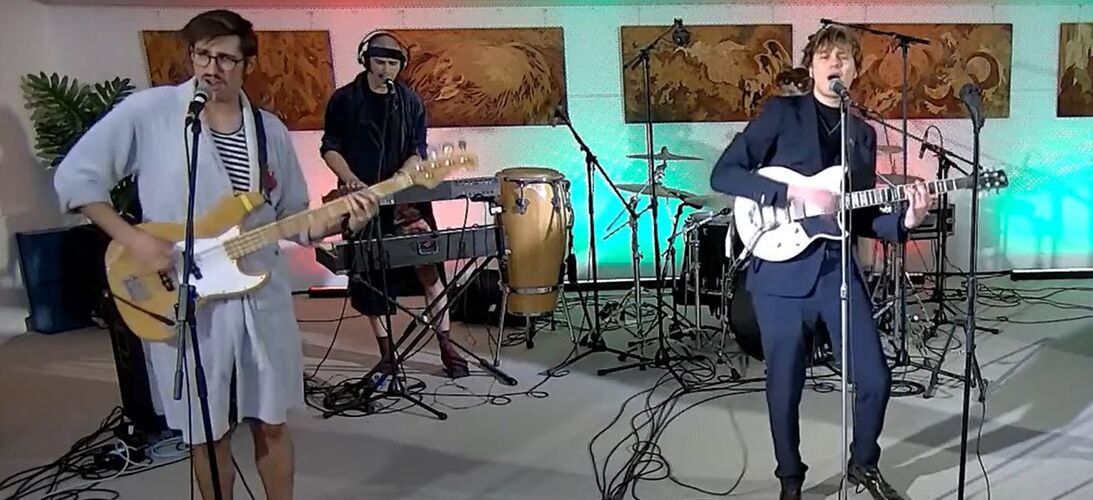 Koncert skupiny Panoptikum ze studia Proglasu