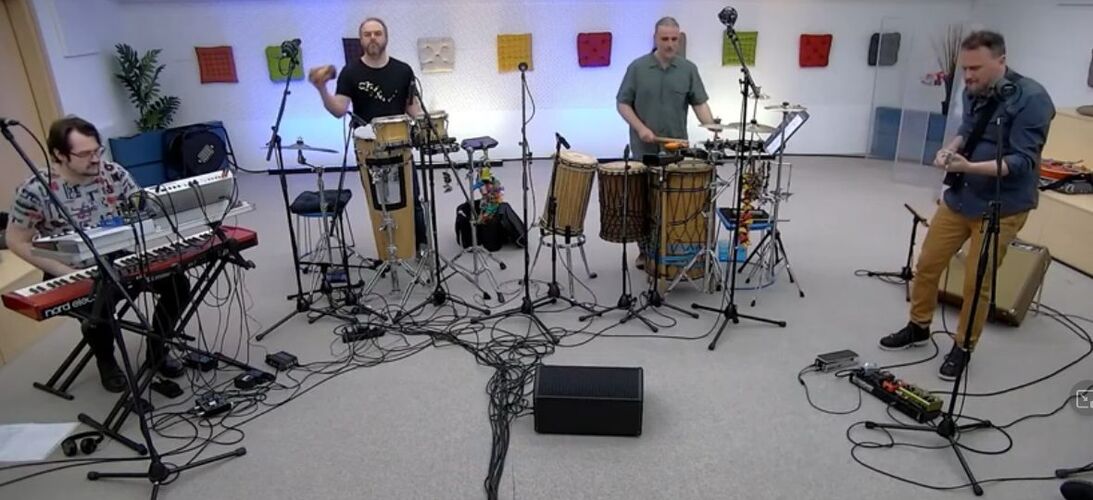 Koncert skupiny Heimat ze studia Proglasu