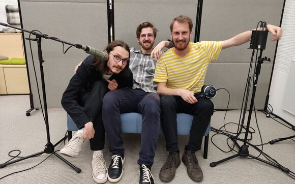 Koncert skupiny Rusty Cowboys ze studia Proglasu