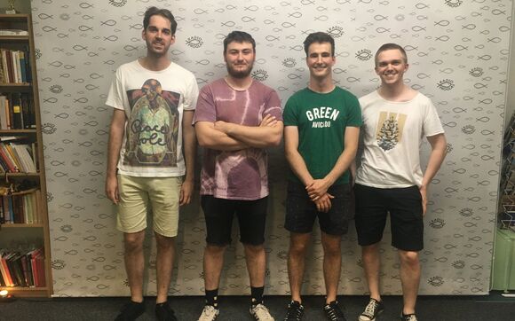 Koncert skupiny Špajz Bojz ze studia Proglasu