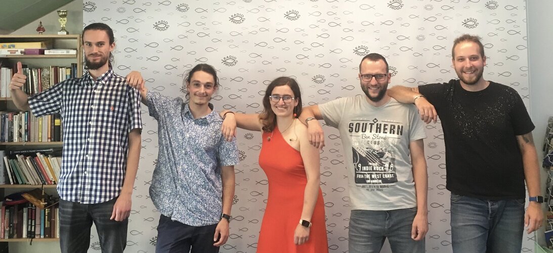 Koncert skupiny Klíče ze studia Proglasu