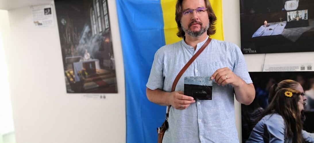 Peter Janků s albem Memento