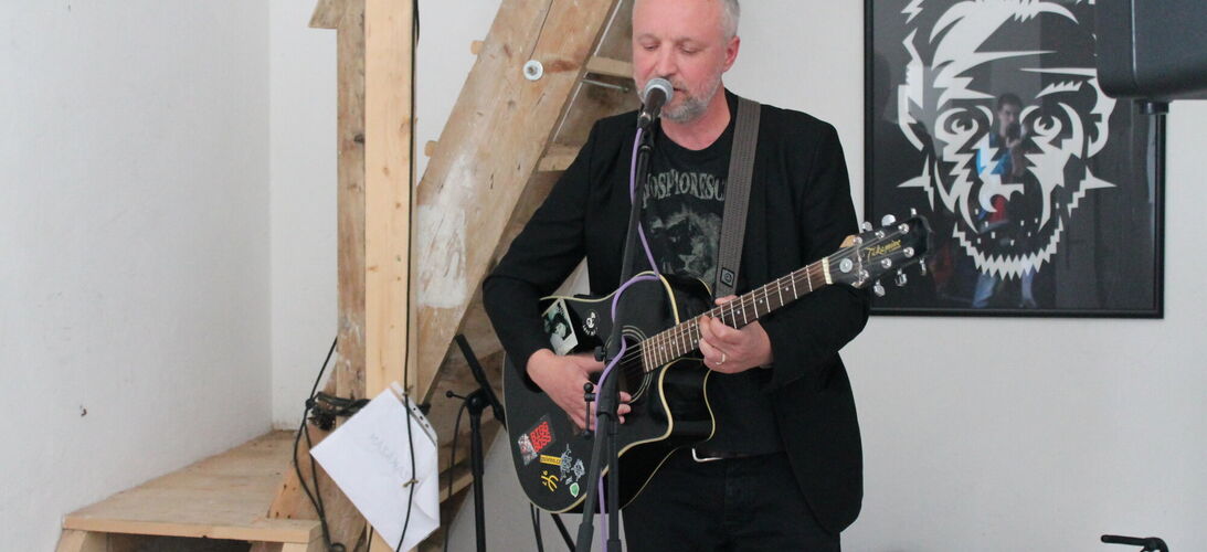 Hudebník a výtvarník Jaromír Švejdík