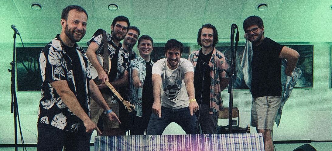 Koncert skupiny Šouflšou ze studia Proglasu