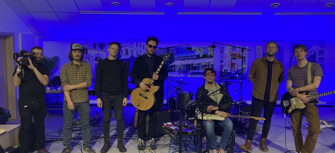 Koncert skupiny Moře dní ze studia Proglasu