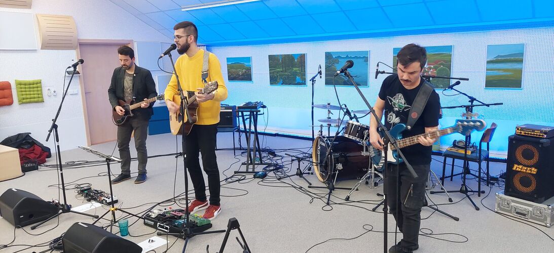 Koncert skupiny Hope Astronaut ze studia Proglasu