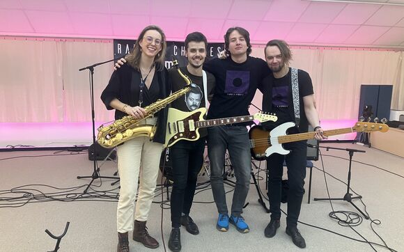 Koncert slovenské skupiny Random Choices ze studia Proglasu